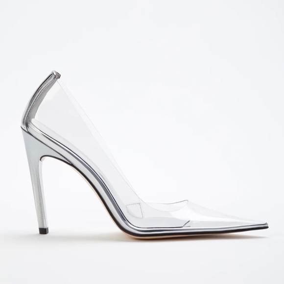 NEW Good American CINDER-F*CKING-RELLA PUMP Clear - Picture 5 of 7